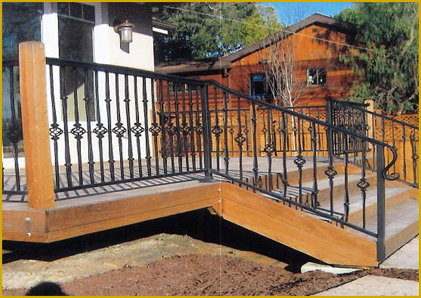 Ornamental Wrought Iron Railing - Riverside, CA